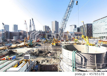 大規模建設現場 45765170
