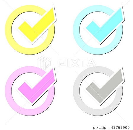チェックマーク 45765909