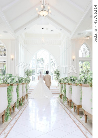 白い教会での挙式⒉ 45766214