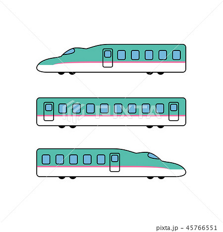 東北新幹線のイラスト素材 45766551 Pixta