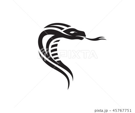 viper snake logo design element. 45767751