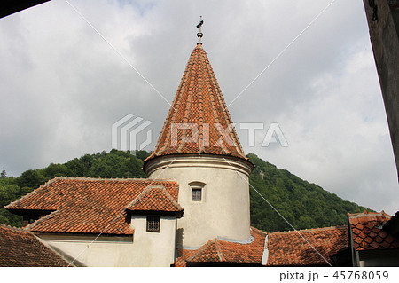 ブラン城 ブラショフ ルーマニア ヨーロッパ 吸血鬼ドラキュラの舞台 ブラン城 ブラショフ ルーマニア ヨーロッパ 吸血鬼ドラキュラの舞台 45768059