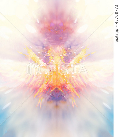 shamanic extatic vision theme with phoenic wings. shamanic extatic vision theme with phoenic wings. 45768773