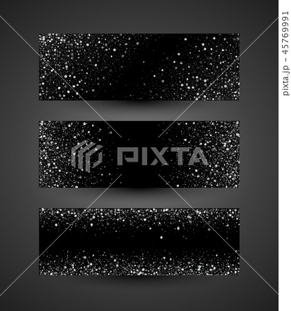 Silver glittering effect brochure design 45769991