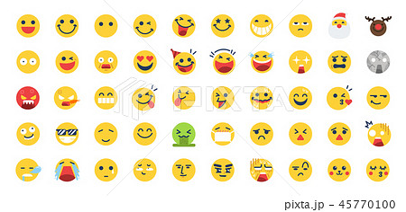 50 Emoji icons 45770100