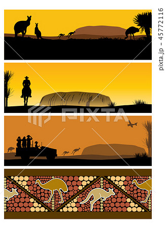 Grunge style, Landscape in Australia Grunge style, Landscape in Australia 45772116
