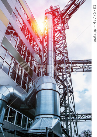 industrial, ventilation, outdoor, modern, fan, duct, metallic 45775781