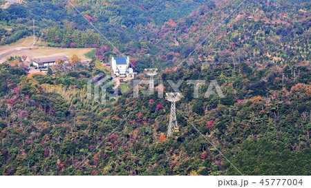雲辺寺山頂からのふもと駅周辺 45777004