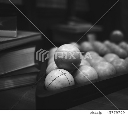 ball on wood texture on dark room ball on wood texture on dark room 45779799