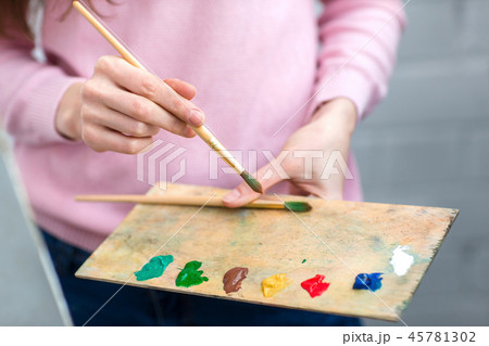 The palette of colors 45781302