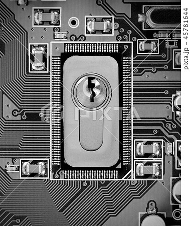 Circuitboard and Chip Concept Circuitboard and Chip Concept 45781644