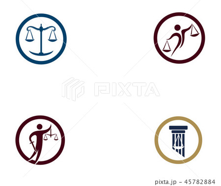 law Firm logo vector template 45782884