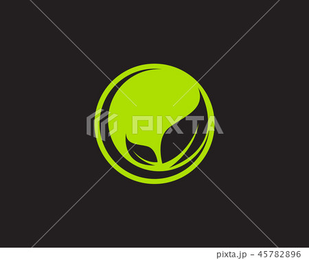Logos green leaf ecology nature element  45782896