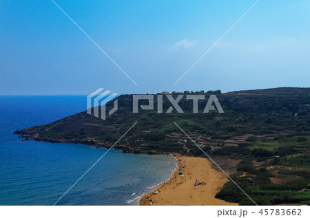Ramla bay on the Maltese island of Gozo Ramla bay on the Maltese island of Gozo 45783662
