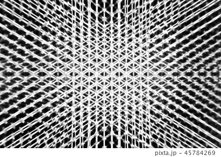 Interweaving of thin lines. Abstract  illustration 45784269