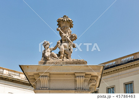 Statues on university gate in Berlin, Germany. Statues on university gate in Berlin, Germany. 45786463