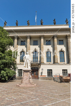 Statue in front of university in Berlin, Germany. Statue in front of university in Berlin, Germany. 45786465