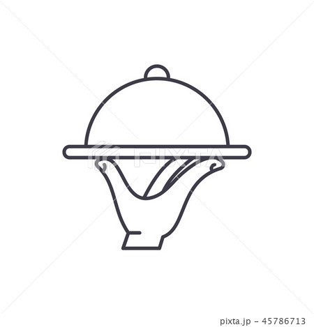 Service line icon concept. Service vector linear illustration, symbol, sign 45786713