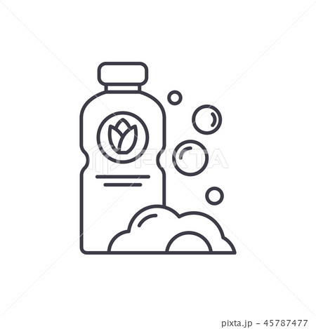 Detergent line icon concept. Detergent vector linear illustration, symbol, sign 45787477