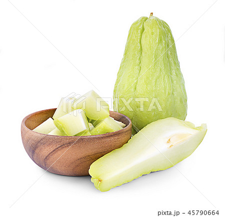 Chayote on white background 45790664