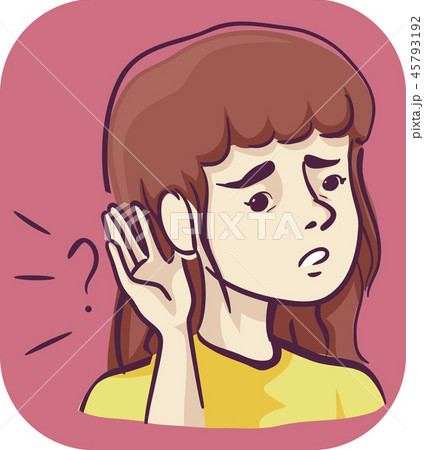 Symptoms Difficult To Hear Illustration 45793192
