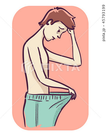 Man Erectile Dysfunction Illustration 45793199