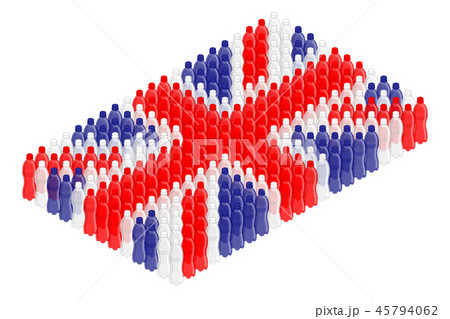 Isometric beverage plastic bottle, United Kingdom 45794062