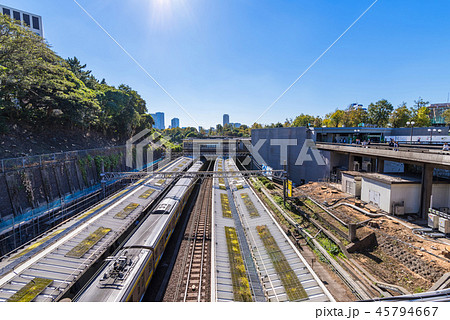 四ツ谷駅とJR中央線・総武線の線路 45794667