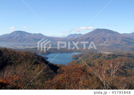 北信の山々と野尻湖 北信の山々と野尻湖 45795848