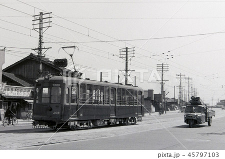 なつかしの昭和の風景　阪神電車軌道線 国道線 45797103