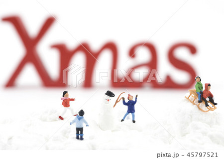 クリスマス サンタクロース 子供 45797521