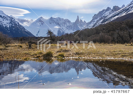 Cerro Torre mountain at Los Glaciares National Park in Argentina 45797667