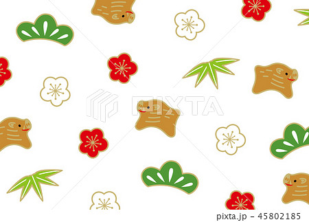 年賀状 2019年 亥年 年賀状 2019年 亥年 45802185