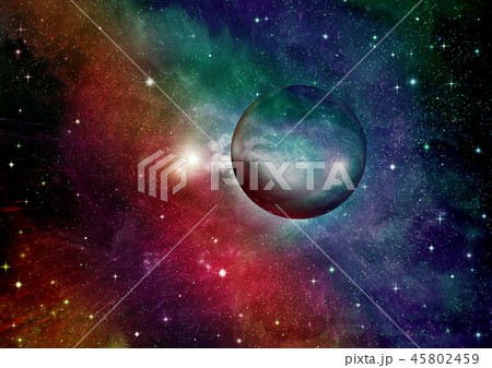 galaxy in a free space 45802459