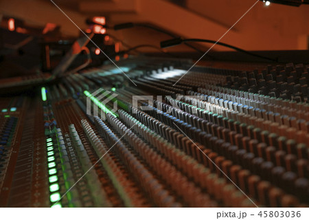 sound equipment at the concertの写真素材 [45803036] - PIXTA