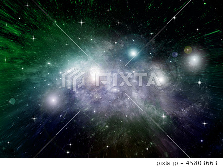 galaxy in a free space 45803663