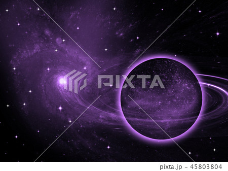 galaxy in a free space 45803804