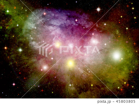 galaxy in a free space 45803805