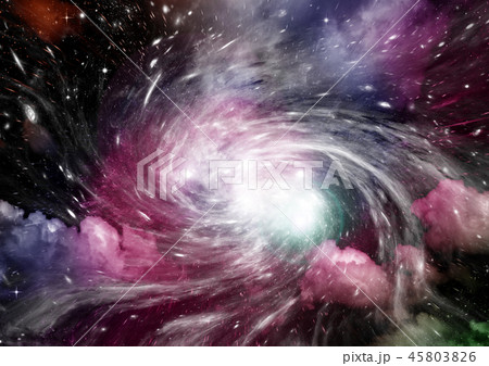 galaxy in a free space 45803826