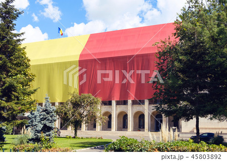 the flag of Romania 45803892