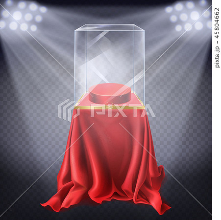 royal crown in showcase, museum exhibit 45804662