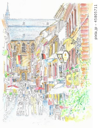 ハイデルベルグの路地 ハイデルベルグの路地 45805711