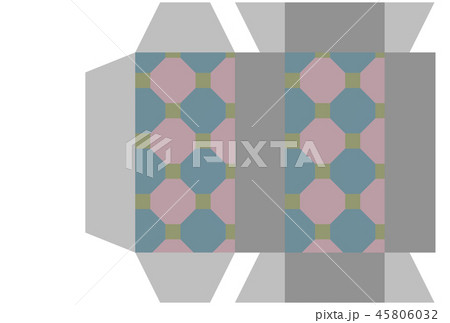 箱の展開図のイラスト素材