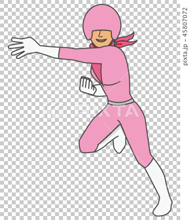 戦隊ヒーロー　桃 45807072