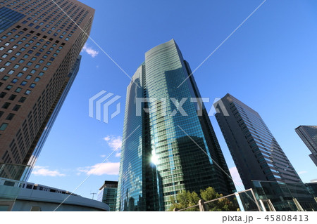 汐留のビル群 汐留シティセンター 汐留のビル群 汐留シティセンター 45808413