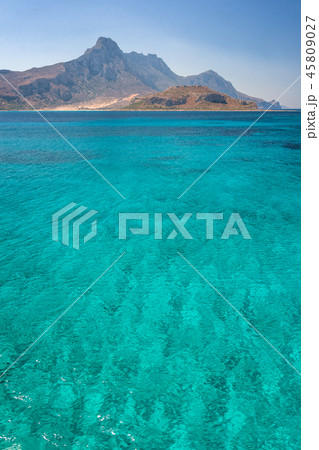 Rocky coast near The Balos lagoon. Rocky coast near The Balos lagoon. 45809027