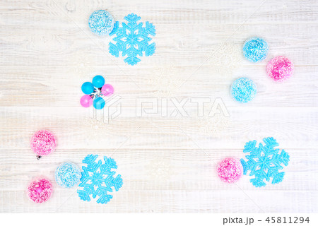 Crristmas decorations on white background. Crristmas decorations on white background. 45811294