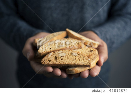carquinyolis, typical pastries of Catalonia, Spain 45812374