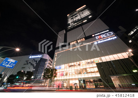 日本の東京都市景観　松坂屋や上野パルコ（パルコヤ）を望む 45812418