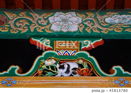 日光東照宮 眠り猫 / 東回廊 ( 栃木県 日光市 ) 日光東照宮 眠り猫 / 東回廊 ( 栃木県 日光市 ) 45813780
